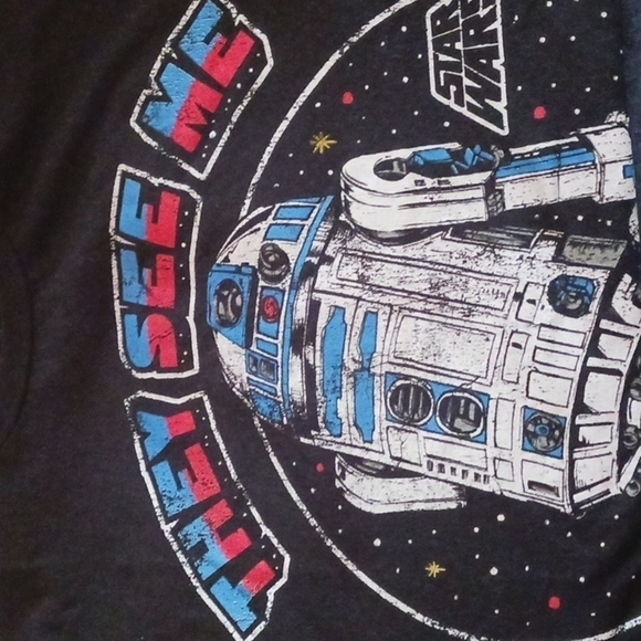 Star Wars R2D2 Funny Graphic Tee - Picture 4 of 4